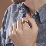 Chevali&egrave;re Plaqu&eacute; Or Jaune Hadrian - Chevali&egrave;res Homme | Histoire d&rsquo;Or