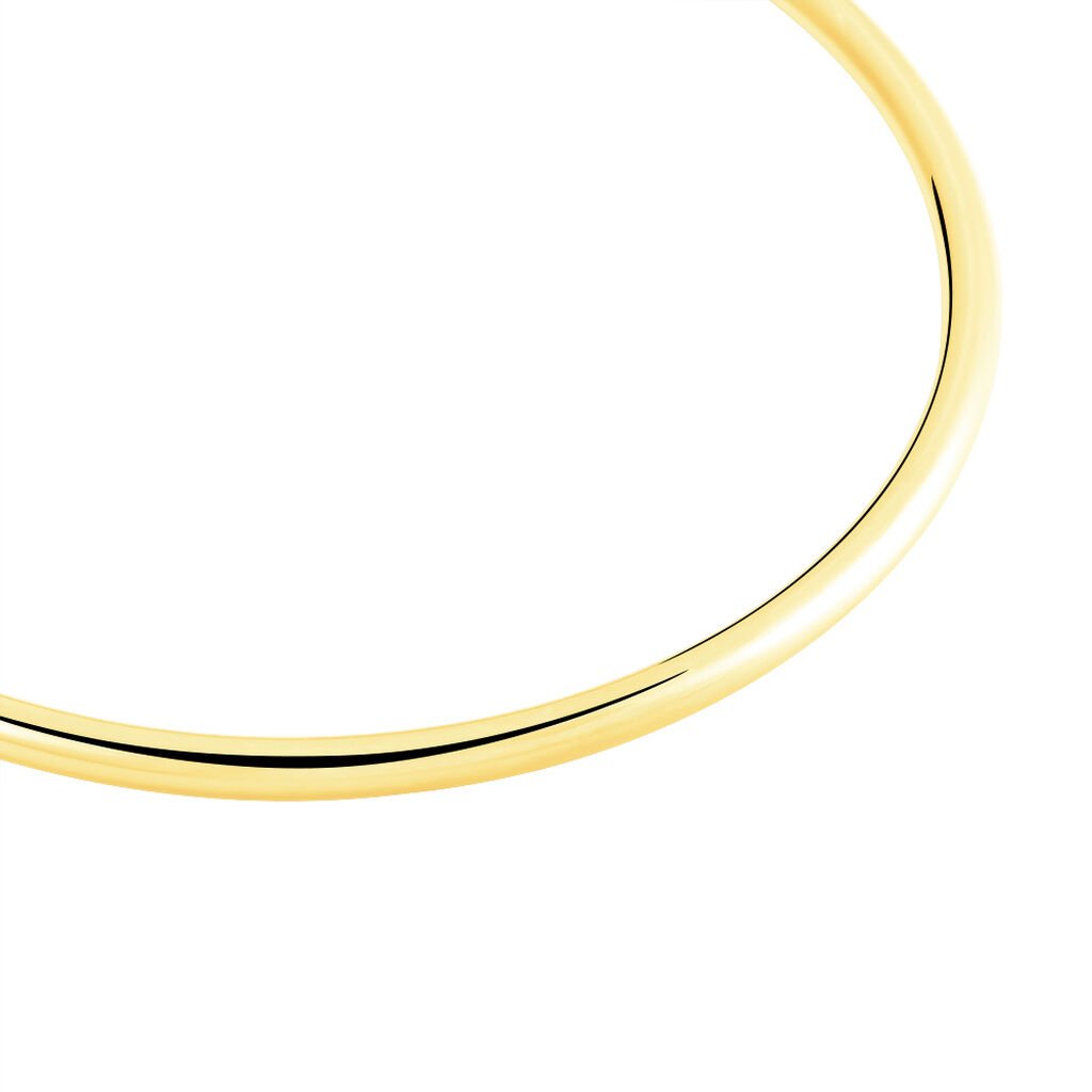 Bracelet Jonc Xylina Fil Rond Lisse Or Jaune - Bracelets joncs Famille | Histoire d’Or