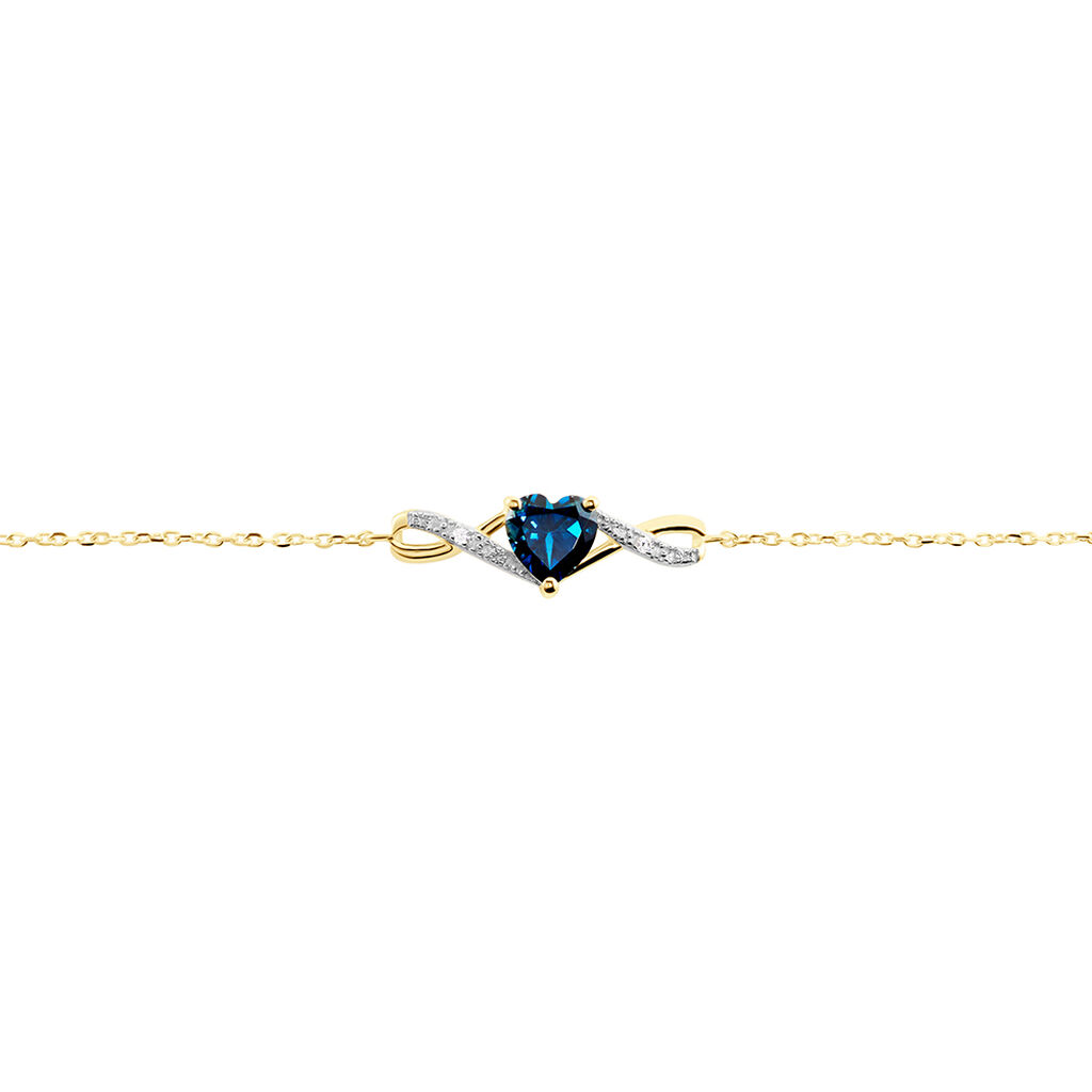 Bracelet Clothilde Or Jaune Topaze Oxyde De Zirconium - Bracelets Femme | Histoire d’Or