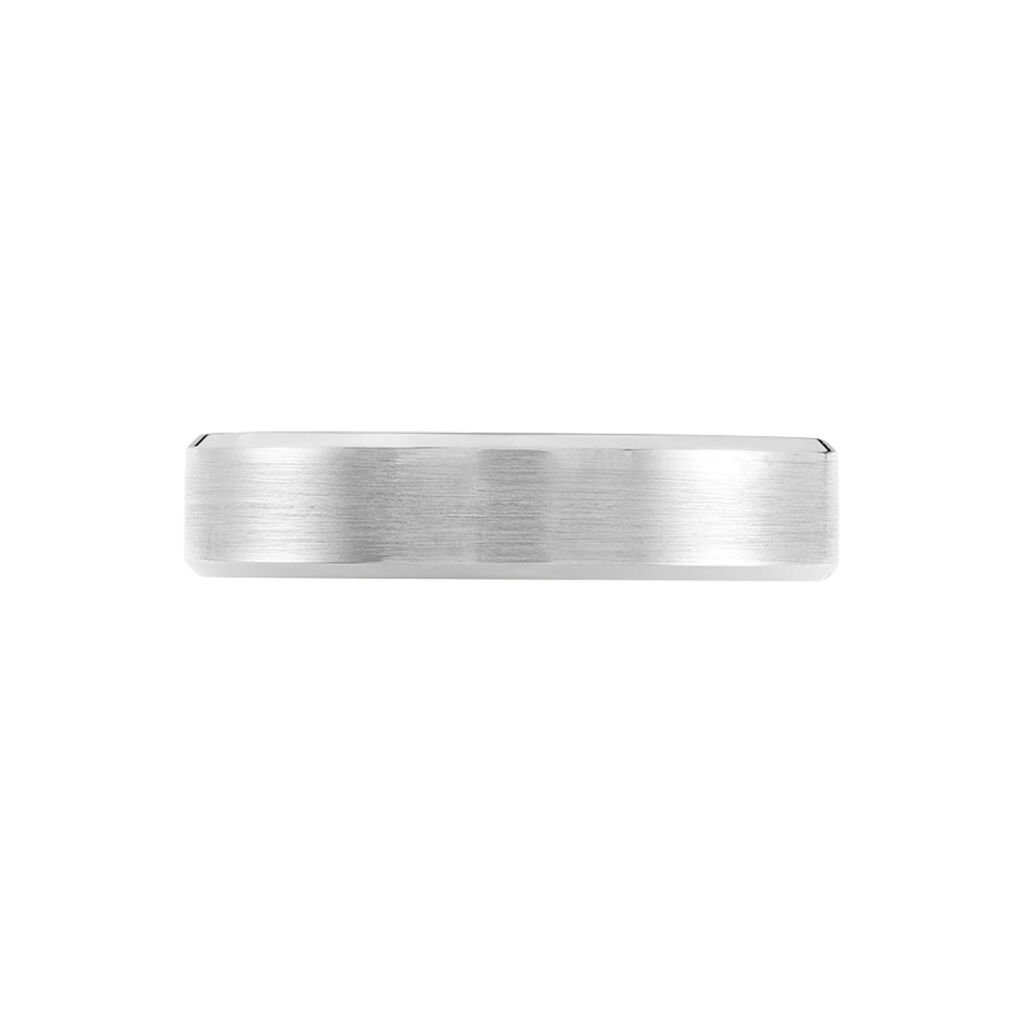 Alliance Rominus Ruban Plat Palladium Blanc - Alliances Homme | Histoire d’Or