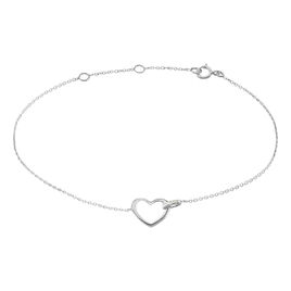 Bracelet Or Blanc Ingerid Forme Diamants - Bracelets chaîne Femme | Histoire d’Or