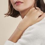 Bracelet Love Love Argent Blanc Oxyde De Zirconium - Bracelets Femme | Histoire d&rsquo;Or