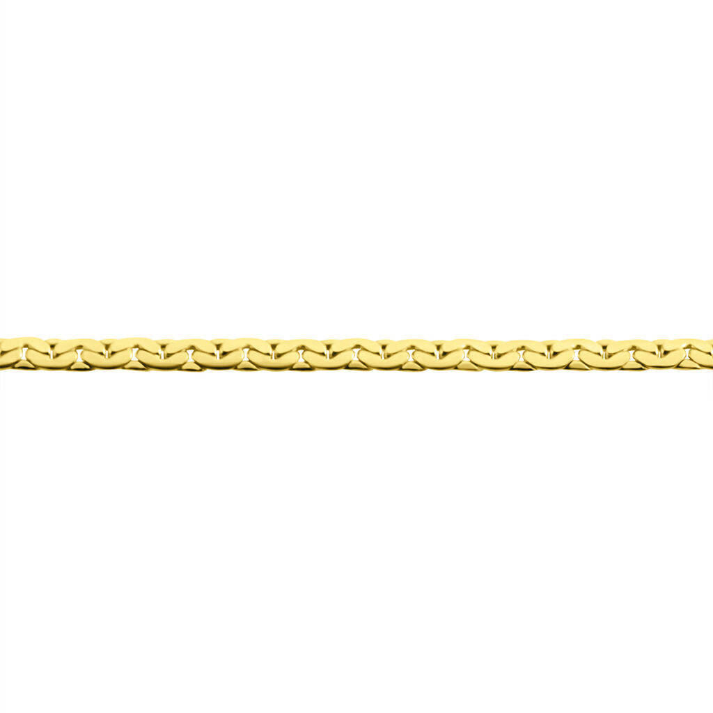 Bracelet Ivy Maille Haricot Or Jaune - Bracelets cha&icirc;ne Femme | Histoire d&rsquo;Or