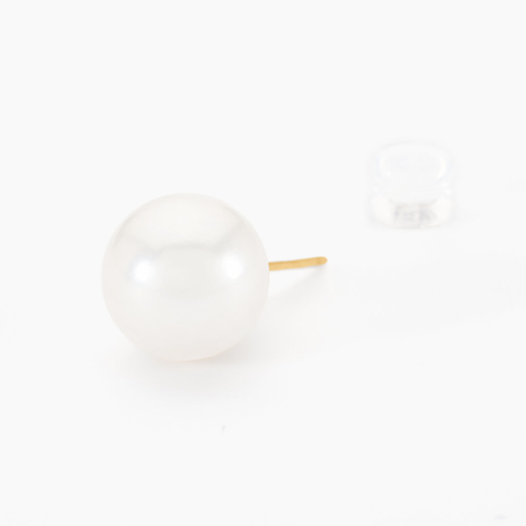 Boucles D'oreilles Puces Suki Or Jaune Perle De Culture - Clous d'oreilles Femme | Histoire d&rsquo;Or