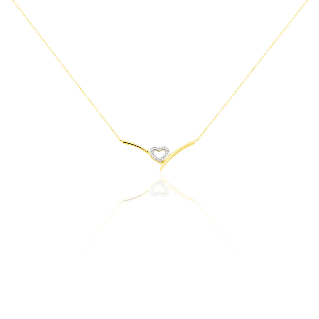 Collier Ilsabe Or Jaune Diamant