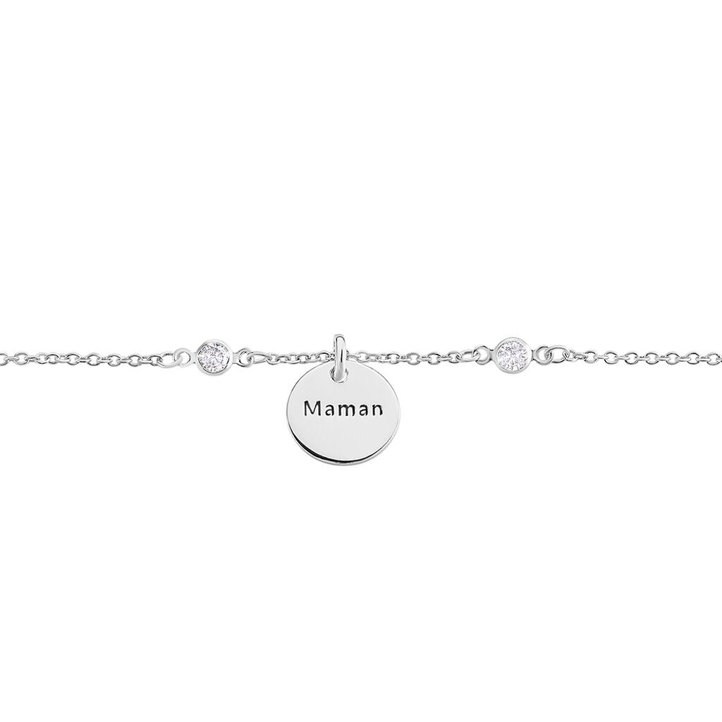 Bracelet Moa Argent Blanc Oxyde De Zirconium - Bracelets Femme | Histoire d’Or