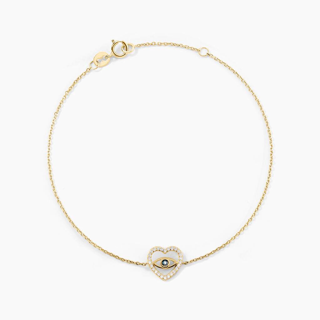 Bracelet Katriona Or Jaune Topaze Oxyde De Zirconium - Bracelets Femme | Histoire d&rsquo;Or