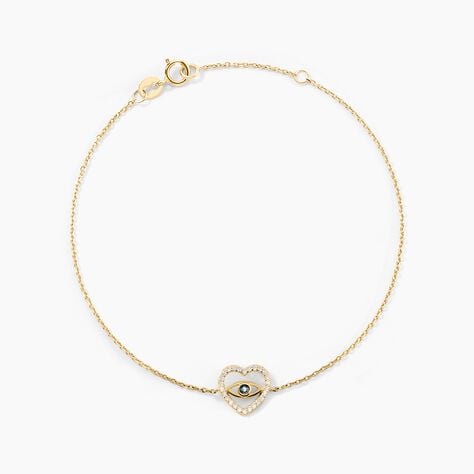 Bracelet Katriona Or Jaune Topaze Oxyde De Zirconium - Bracelets Femme | Histoire d&rsquo;Or