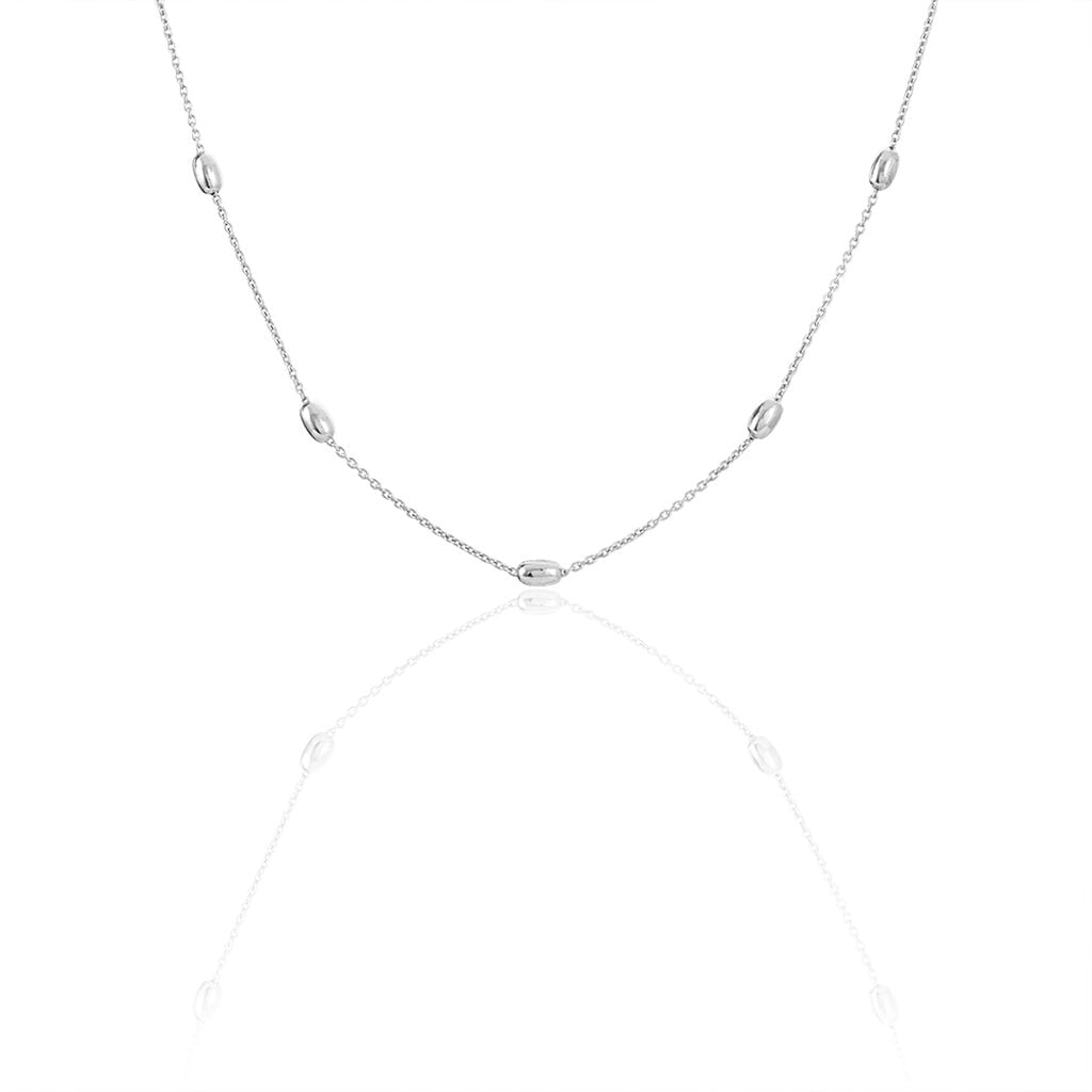 Collier Yily Argent Blanc - Colliers fantaisie Femme | Histoire d&rsquo;Or