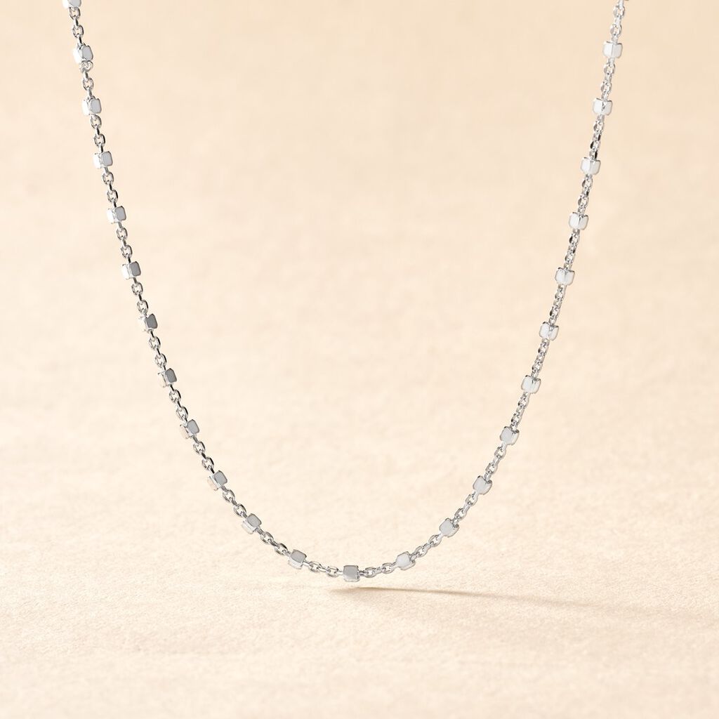 Collier Danael Argent Blanc - Colliers fantaisie Femme | Histoire d&rsquo;Or