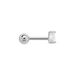 Piercing D'oreille Lourdes Argent Blanc Oxyde De Zirconium - Boucles d'oreilles fantaisie Famille | Histoire d’Or