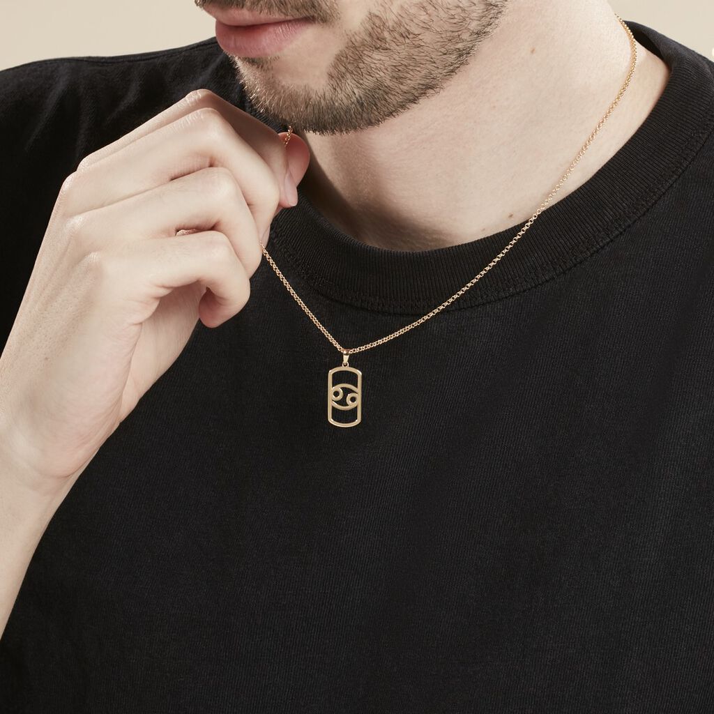 Collier Plaqué Or Prospero - Colliers Zodiaque Homme | Histoire d’Or