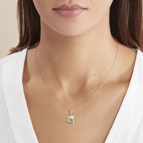 Pendentif Lamie Zodiaque Parchemin Or Jaune - Pendentifs Zodiaque Famille | Histoire d’Or
