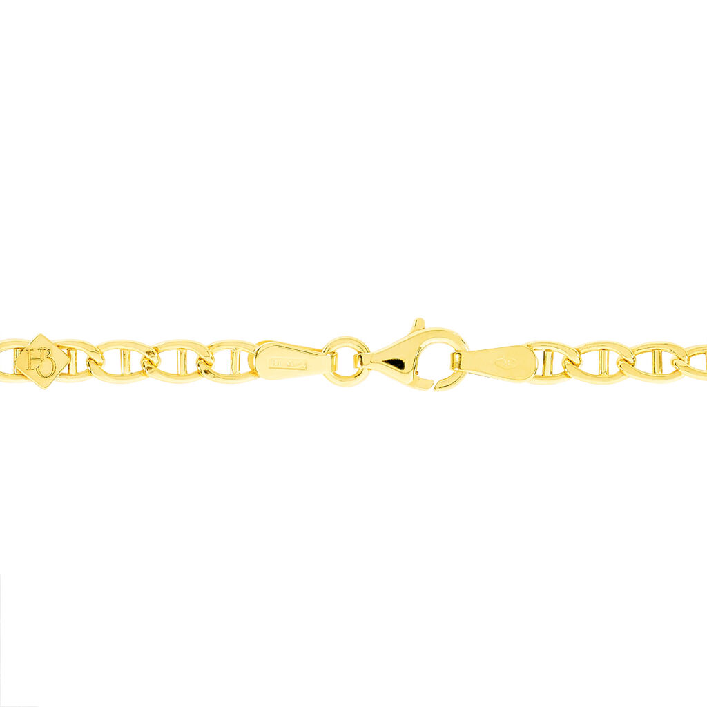 Bracelet Or Jaune Maille Marine - Bracelets Communion Enfant | Histoire d’Or