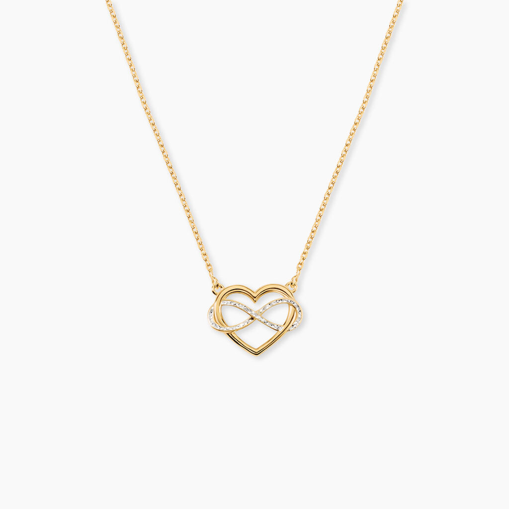 Collier Lovina Argent Dor&eacute; A L'Or 750/1000 - S&eacute;lection demoiselle d'honneur Femme | Histoire d&rsquo;Or