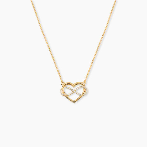 Collier Lovina Argent Dor&eacute; A L'Or 750/1000 - S&eacute;lection demoiselle d'honneur Femme | Histoire d&rsquo;Or