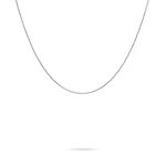 Cha&icirc;ne Igoa Maille For&ccedil;at Diamantee Or Blanc - Chaines Femme | Histoire d&rsquo;Or