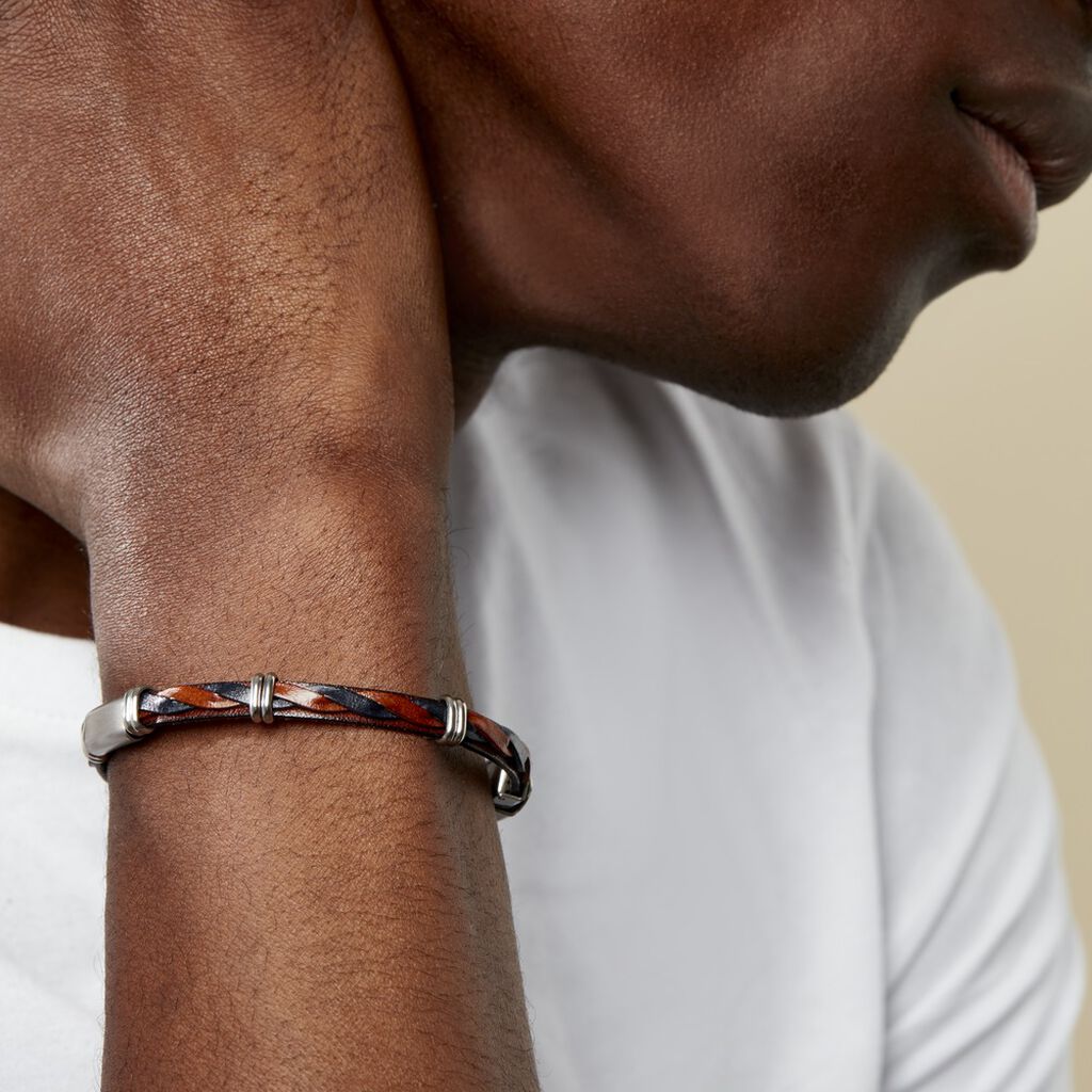 Bracelet Acier Blanc Pacome - Bracelets Homme | Histoire d’Or