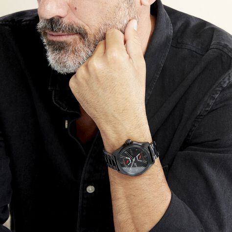 Montre Hugo Expose Noir - Montres Homme | Histoire d’Or