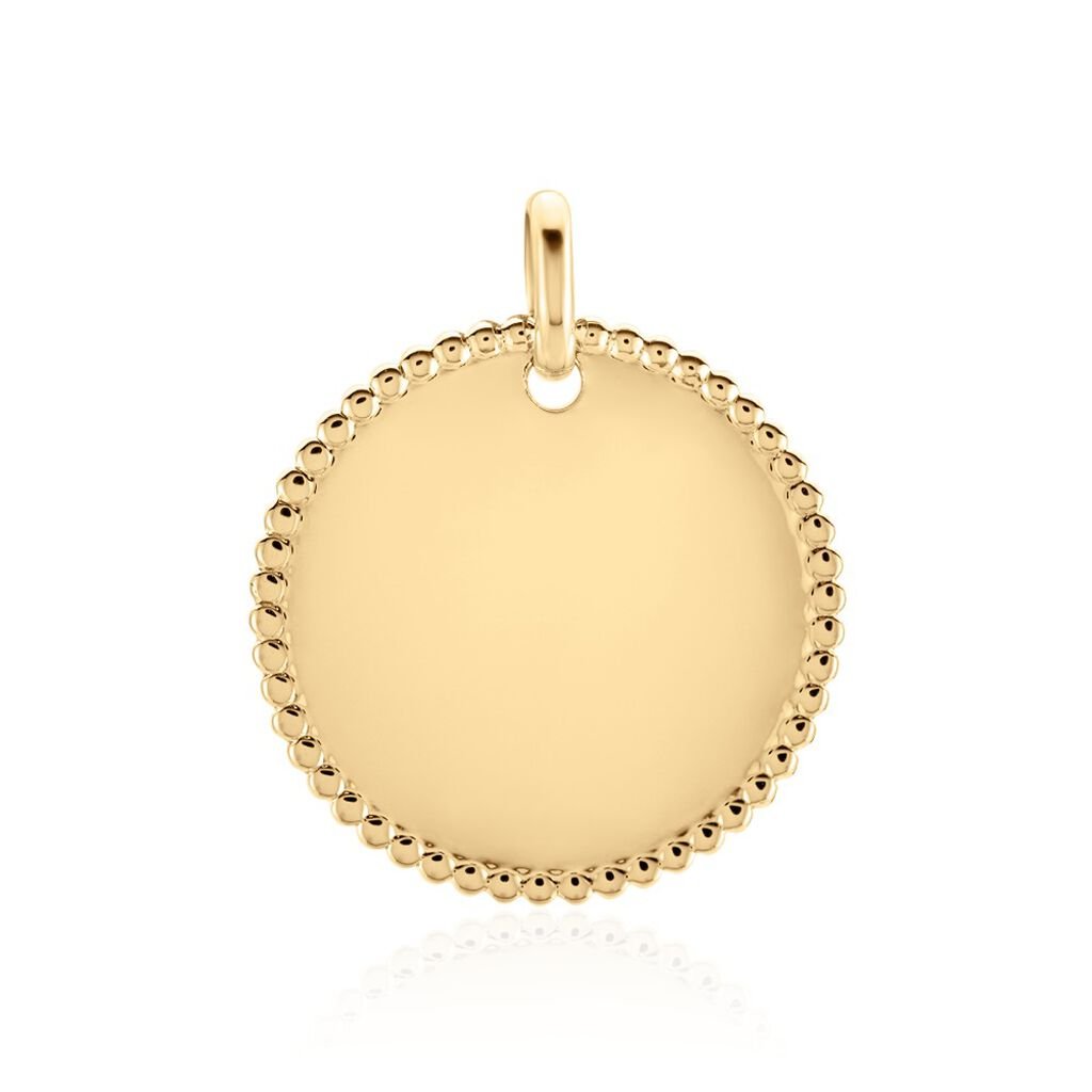 Pendentif Lulu Plaque Or Doré - Pendentifs Naissance Femme | Histoire d’Or