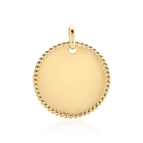 Pendentif Lulu Plaque Or Doré - Pendentifs Naissance Femme | Histoire d’Or