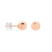 Boucles D'oreilles Puces Fidelia Boule Or Rose - Clous d'oreilles Femme | Histoire d’Or
