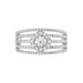 Bague Solitaire Iolente Argent Oxyde De Zirconium - Bagues solitaires Femme | Histoire d’Or