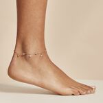 Cha&icirc;ne De Cheville Lenka Plaqu&eacute; Or Jaune Oxyde De Zirconium - Cha&icirc;nes de cheville Femme | Histoire d&rsquo;Or