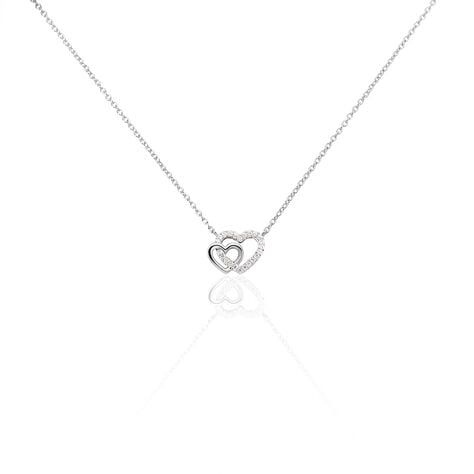 Collier Donatiane Argent Blanc Oxyde De Zirconium - Colliers fantaisie Femme | Histoire d’Or