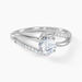 Bague Mirene Argent Blanc Oxyde De Zirconium - Bagues solitaires Femme | Histoire d’Or
