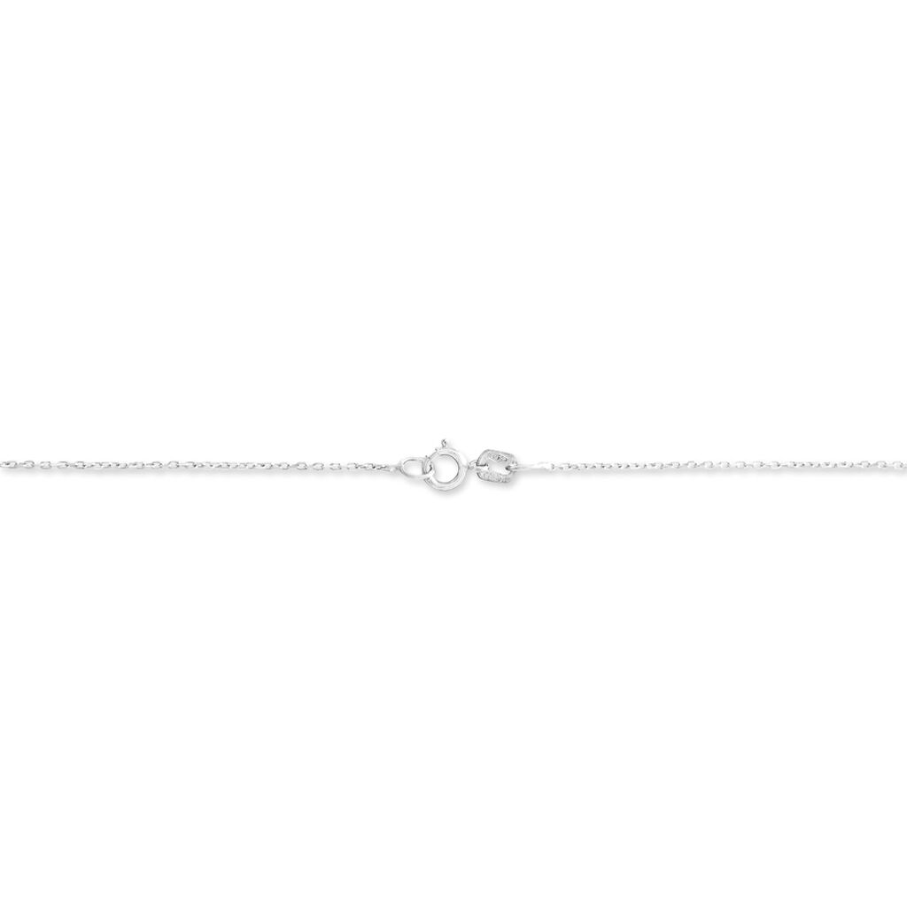 Chaîne Igoa Maille Forçat Diamantee Or Blanc - Chaines Femme | Histoire d’Or