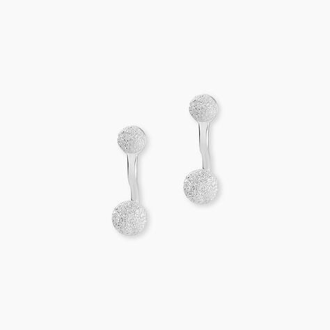 Bijoux D'oreilles Rosely Argent Blanc - Boucles d'oreilles fantaisie Femme | Histoire d&rsquo;Or