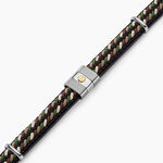 Bracelet Jourdan Cuir Multicolore - Bracelets Cuir Homme | Histoire d&rsquo;Or