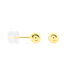 Boucles D'oreilles Puces Fidelia Boule Or Jaune - Clous d'oreilles Femme | Histoire d’Or