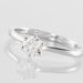 Bague Solitaire Athena Or Blanc Diamant - Bagues solitaires Femme | Histoire d’Or