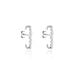 Boucles D'oreilles Puces Winter Sweetness Argent Blanc Oxyde - Boucles d'oreilles fantaisie Femme | Histoire d’Or