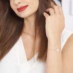 Bracelet Tam Argent Rose - Bracelets Femme | Histoire d&rsquo;Or