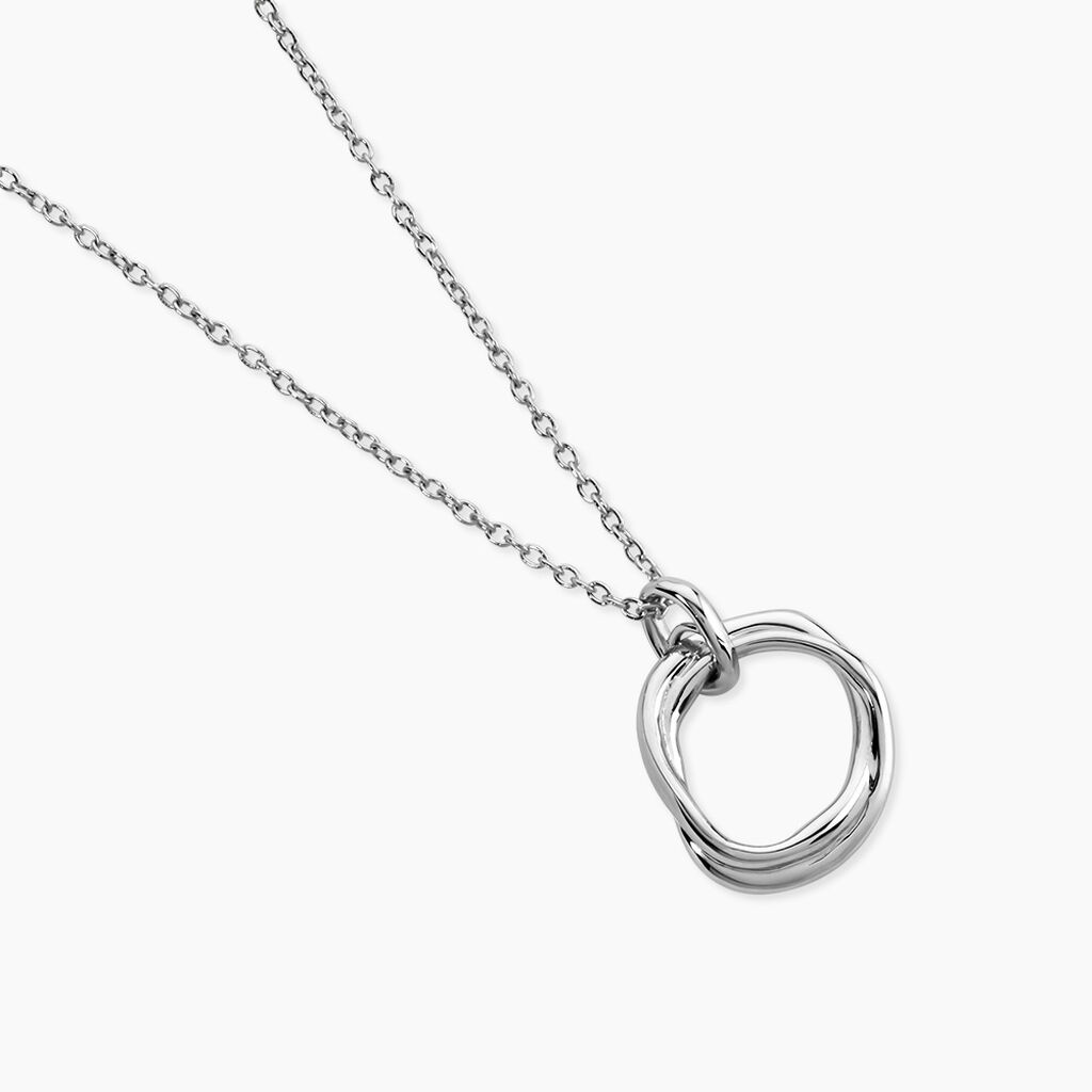 Collier Paros Argent Blanc - Bijoux sans pierre Femme | Histoire d&rsquo;Or