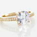Bague Solitaire Zoura Plaqué Or Jaune Oxyde De Zirconium - Bagues solitaires Femme | Histoire d’Or