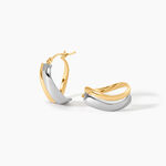 Cr&eacute;oles Ayliz Or Bicolore - Boucles d'oreilles cr&eacute;oles Femme | Histoire d&rsquo;Or