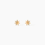Boucles D'Oreilles Puces Shania Plaqu&eacute; Or Jaune - Boucles d'oreilles fantaisie Femme | Histoire d&rsquo;Or