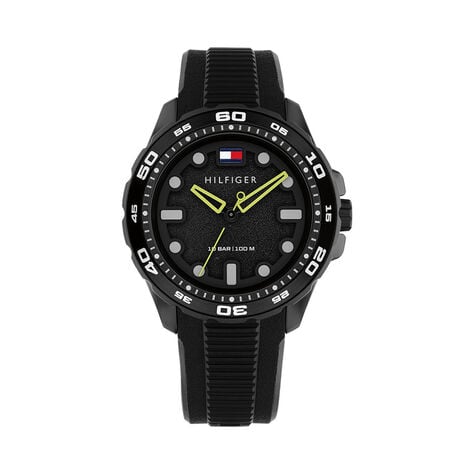 Montre Tommy Hilfiger Th-Regatta Noir - Montres Homme | Histoire d&rsquo;Or