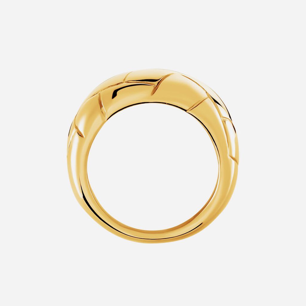 Bague Lessie Acier Doré - Bagues fantaisie Femme | Histoire d’Or
