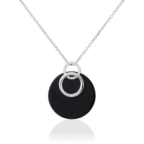 Collier Marylen Argent Blanc Céramique Et Oxyde De Zirconium - Colliers Femme | Histoire d’Or