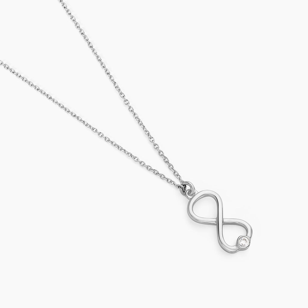 Collier Zayra Argent Blanc Oxyde De Zirconium - Nouveautés Femme | Histoire d’Or
