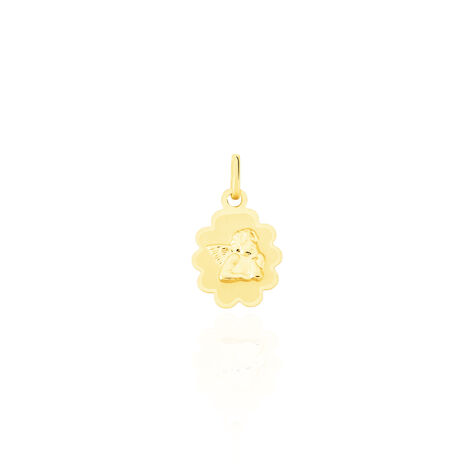 Pendentif Ange Nuage Or Jaune - Pendentifs Baptême Famille | Histoire d’Or