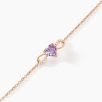 Bracelet Atieno Argent Rose Oxyde De Zirconium - Bracelets Femme | Histoire d&rsquo;Or