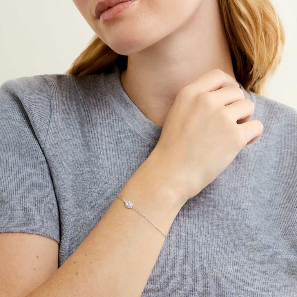 Bracelet Argent Tania Oxydes De Zirconium - Bracelets Pierre Femme | Histoire d&rsquo;Or
