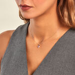 Collier Sagesse Or Jaune Am&eacute;thyste Oxyde De Zirconium - Colliers Femme | Histoire d&rsquo;Or