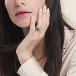 Bague Argent Blanc Psara - Bagues fantaisie Femme | Histoire d&rsquo;Or